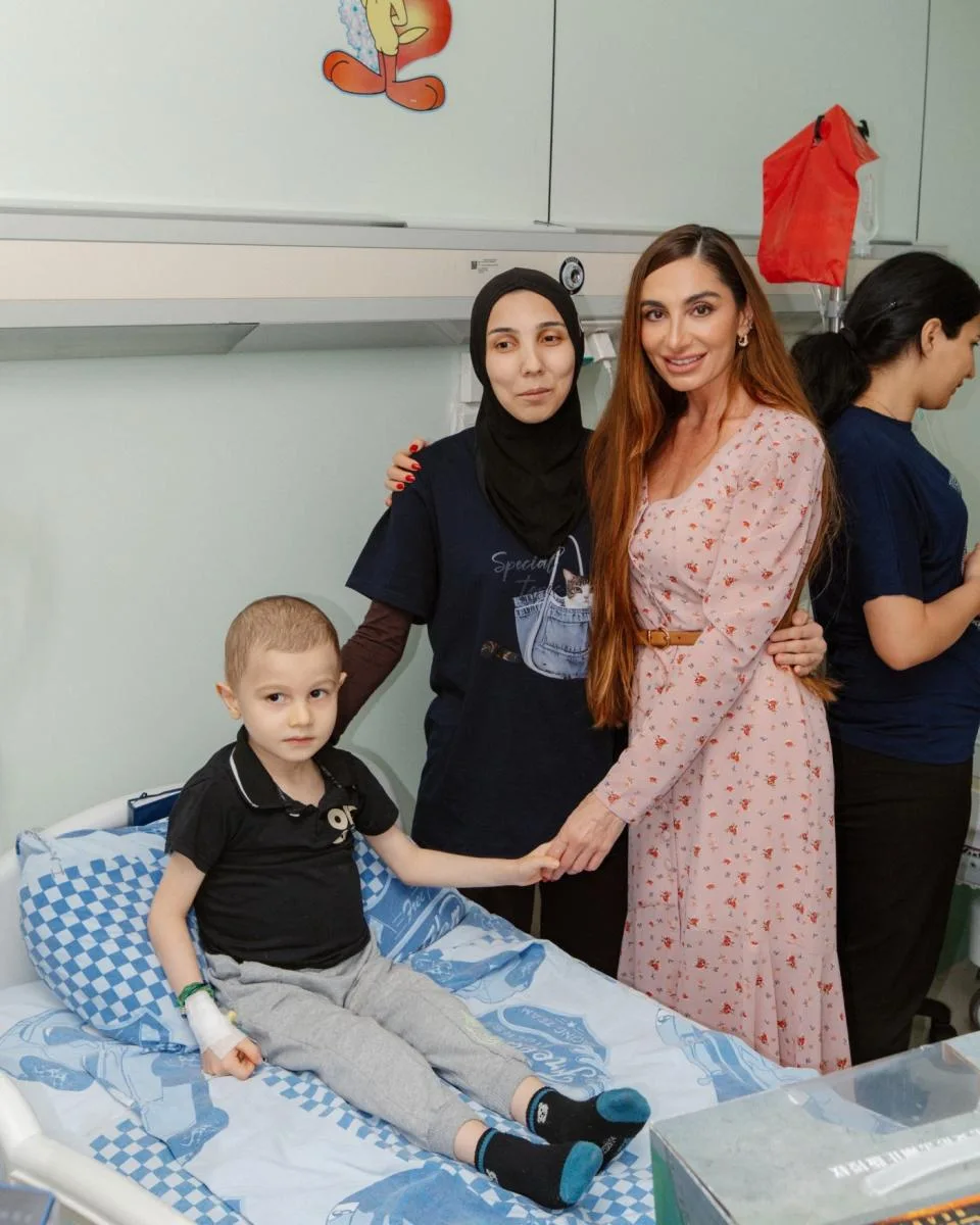 Leyla və Arzu Əliyevalar Milli Onkologiya Mərkəzində - Fotolar