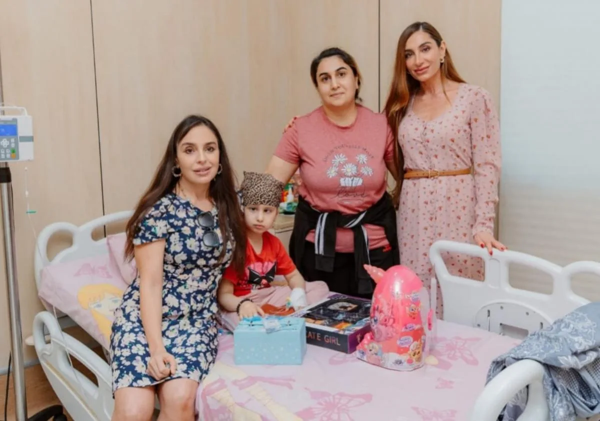 Leyla və Arzu Əliyevalar Milli Onkologiya Mərkəzində - Fotolar