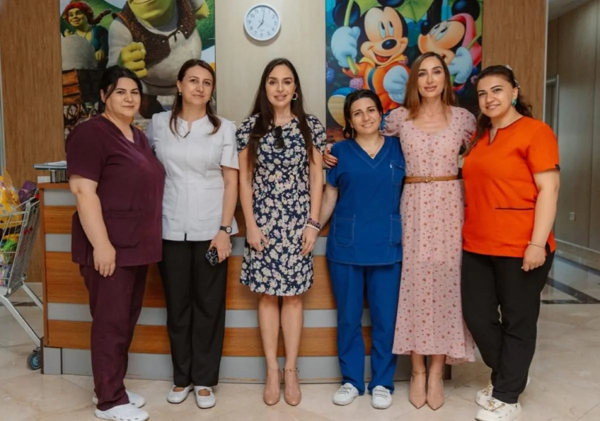 Leyla və Arzu Əliyevalar Milli Onkologiya Mərkəzində - Fotolar