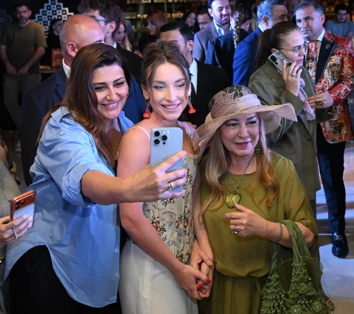 Alyona Əliyeva moda nümayişini izlədi - Fotolar