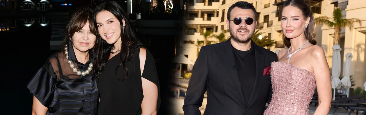 Emin Ağalarov və ailə üzvləri ilə...