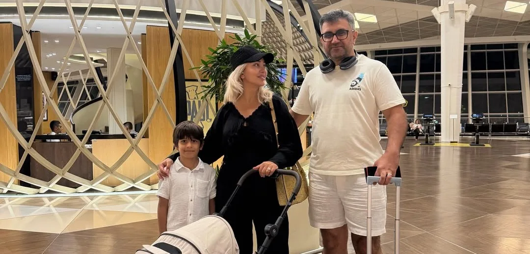 Yeni doğulan qızı ilə tətilə getdi