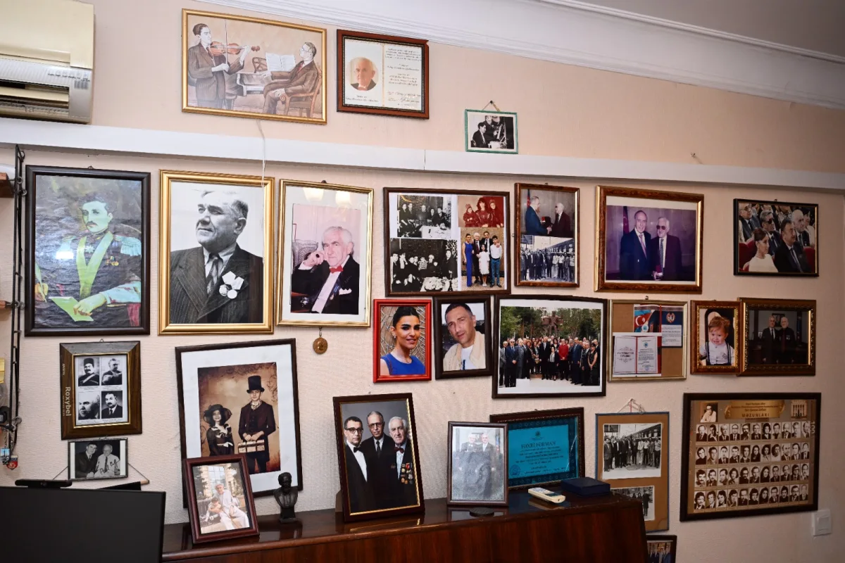Nazir 96 yaşlı Xalq artistini evində ziyarət etdi - Fotolar