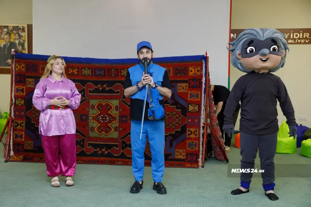 Uşaq Evində mədəni-əyləncəli proqram təşkil olunub - Fotolar