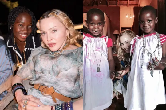 Madonnadan əkizlərinə təbrik