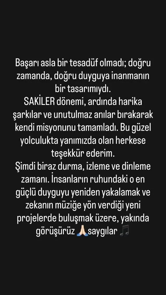 “Sakiler” qrupu dağıldı