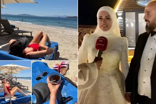 Baldızının toyuna gəlmədi, tətil fotoları paylaşır