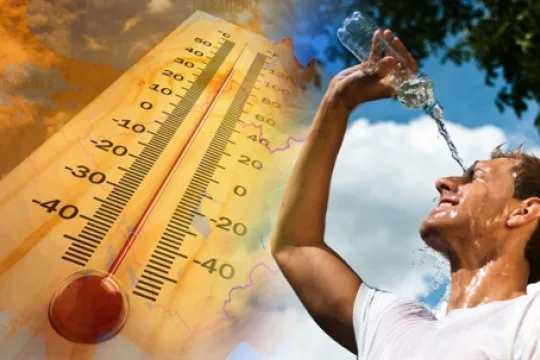 Avqustda temperatur normadan yuxarı olub