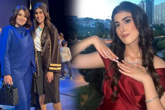 Dilarə Əliyevanın qızı ingiliscə çıxışı ilə diqqət çəkdi