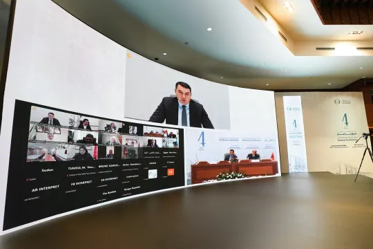 Adil Kərimli ICESCO Baş Konfransının növbədənkənar sessiyasında iştirak edib