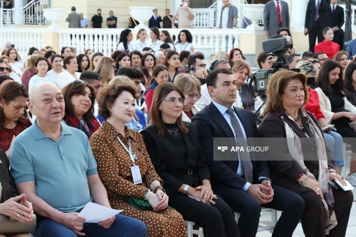 Üzeyir Hacıbəyli XVIII Beynəlxalq Musiqi Festivalının açılışından - Fotolar