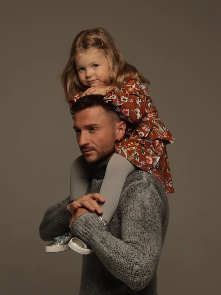 Sergey Lazarev qızı ilə - Fotolar