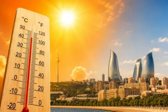 34° isti olacaq