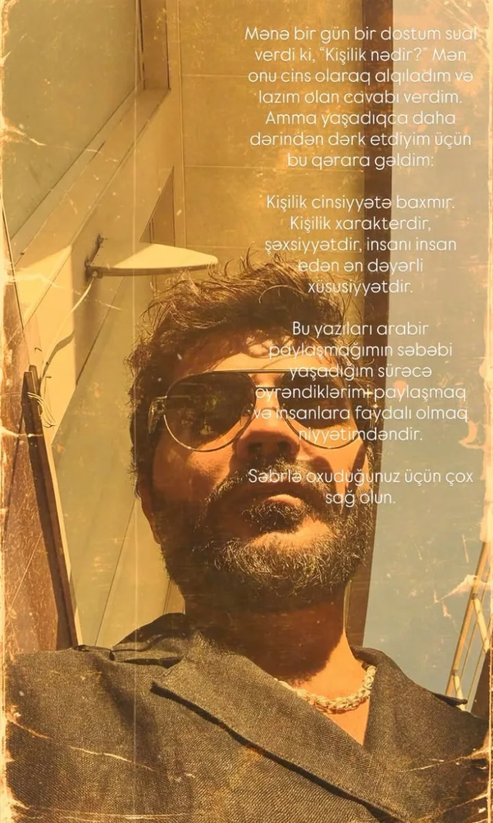 “Kişilik cinsiyyətə baxmır”