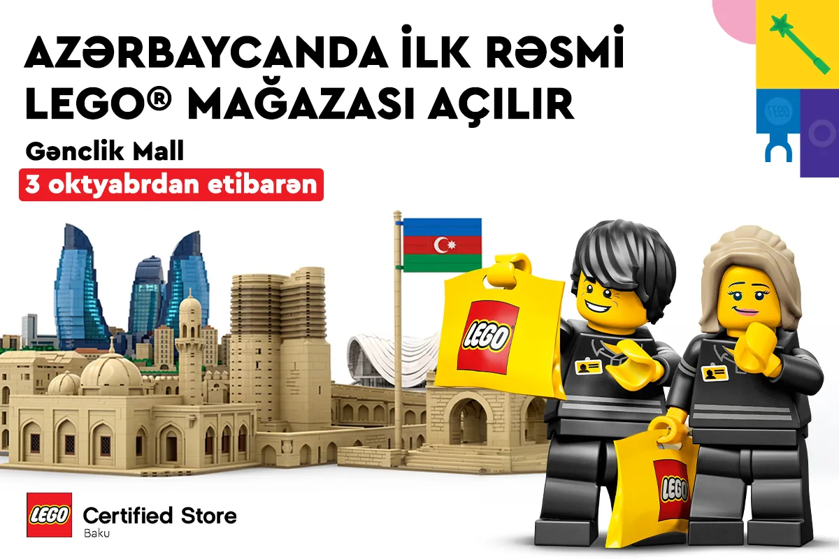Azərbaycanda ilk LEGO® Certified Store “TORGROUP Global” tərəfdaşlığı ilə açılır