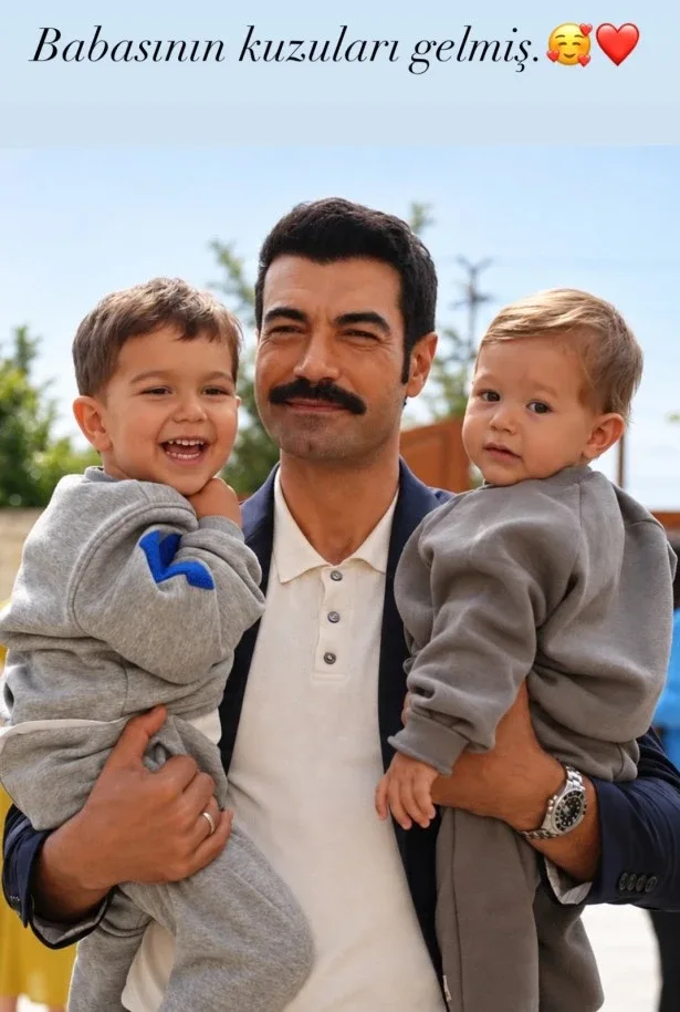 Övladları onu çəkiliş meydançasında ziyarət etdi