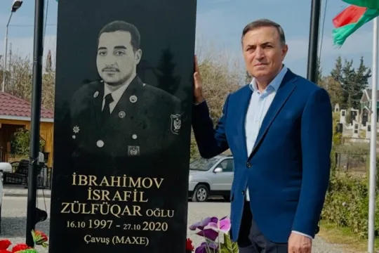 Xalq artistindən şəhid qardaşı oğlu ilə paylaşım