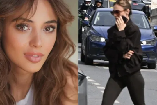 Sevgilisi ilə görüntüləndi, qaçdı