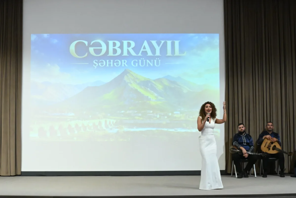 Cəbrayıl şəhərində bayram konserti keçirilib