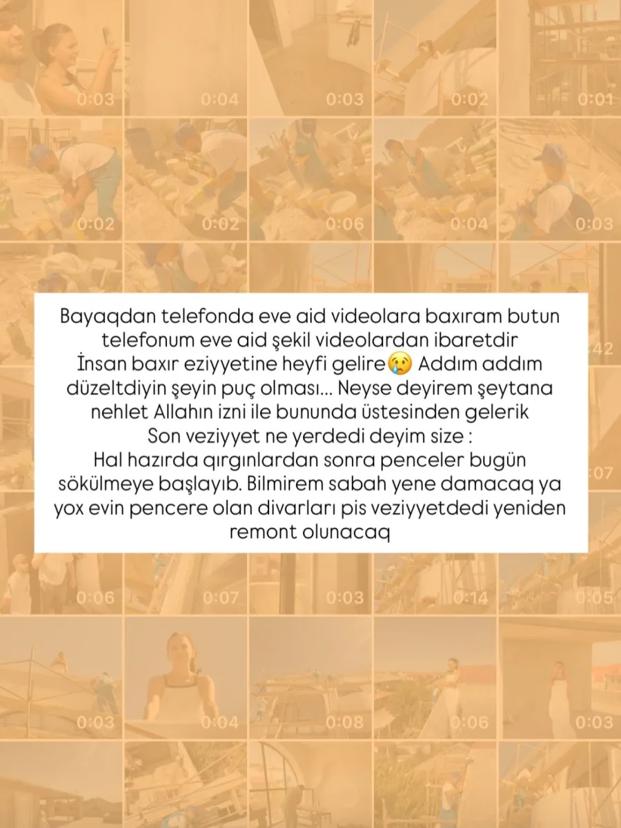 Yeni tikdirdikləri villanı su basdı