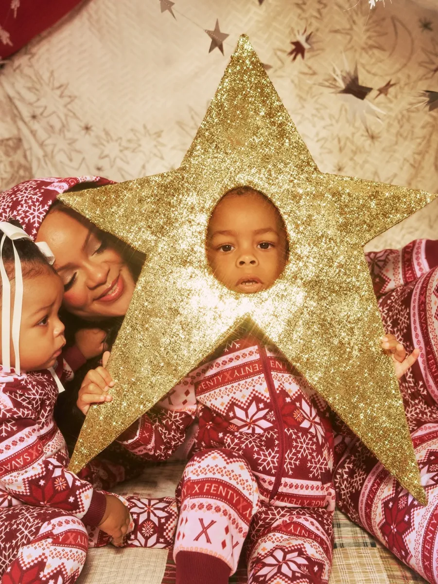 Rihannadan övladları ilə fotosessiya