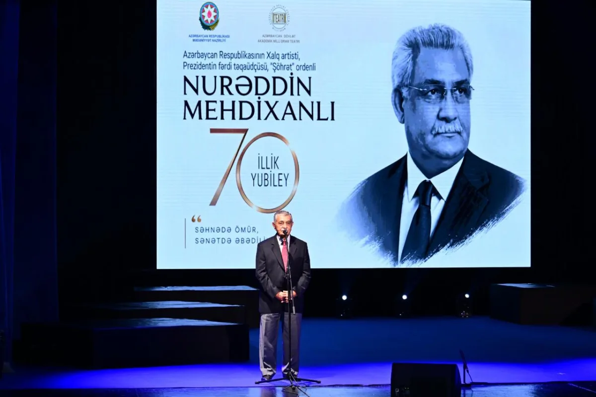 Nurəddin Mehdixanlının 70 illik yubileyi qeyd olunub