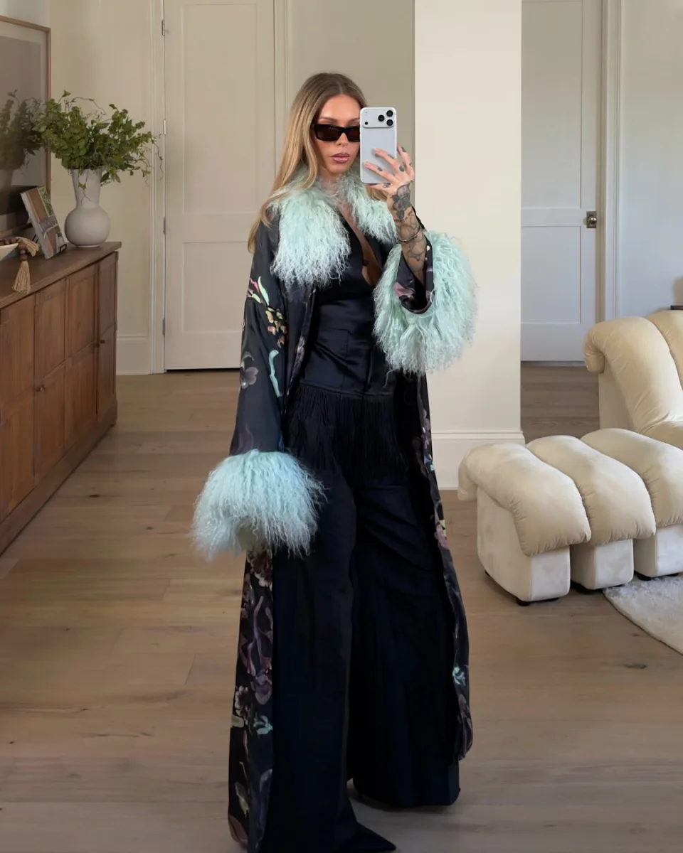 Xəz və kimono dəbdədir!