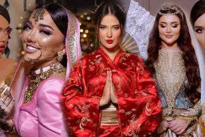 Biri çinli, biri hindli... - Blogerin rəngli ad günü