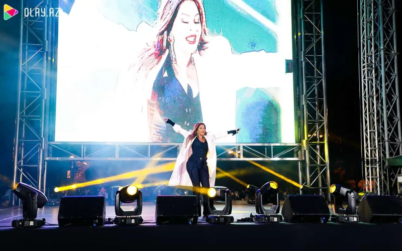 Aygün Kazımova “Zəfər” üçün səhnədə… - FOTOLAR