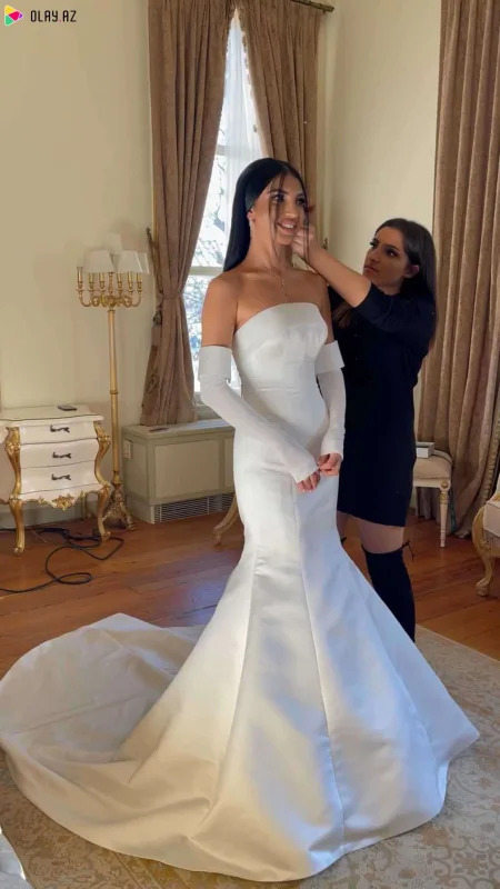 204 minlik üzük, 48 minlik gəlinlik... - FOTOLAR