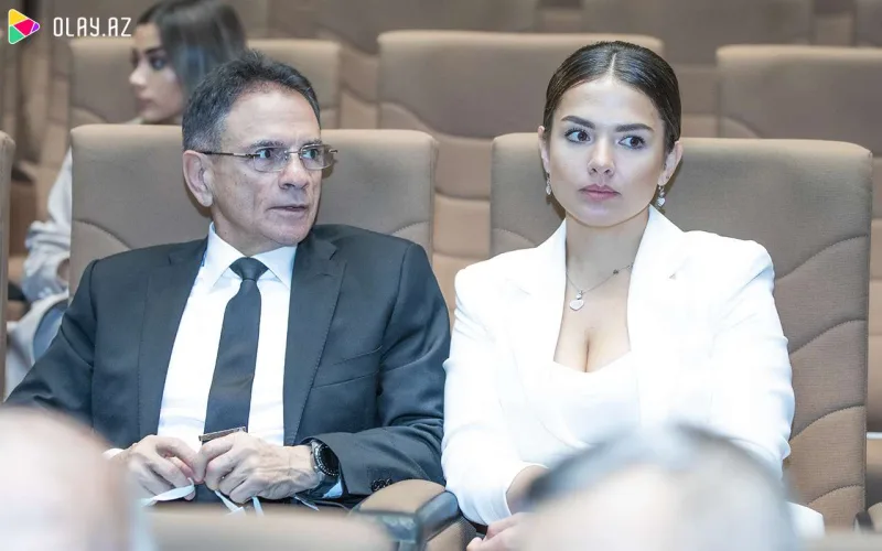 Mədət Quliyev xanımı ilə qala gecəsində - Fotolar