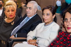 Məmurlar xanımları ilə qalada - Fotolar