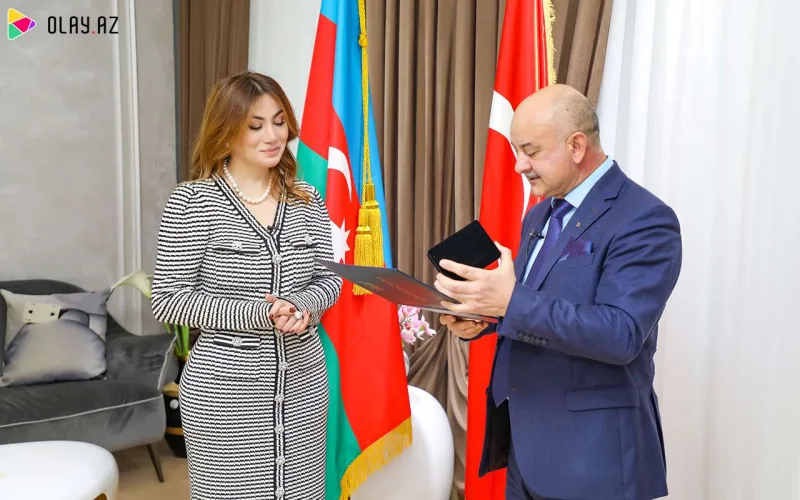Azərbaycanda Avropa “Şərəf” ordeninə ilk dəfə Ruhi Əliyeva layiq görüldü