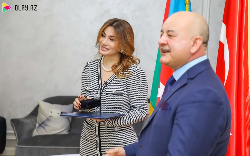 Azərbaycanda Avropa “Şərəf” ordeninə ilk dəfə Ruhi Əliyeva layiq görüldü