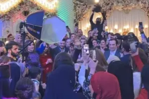 Alim Qasımovun nəvəsinin toyundan görüntülər