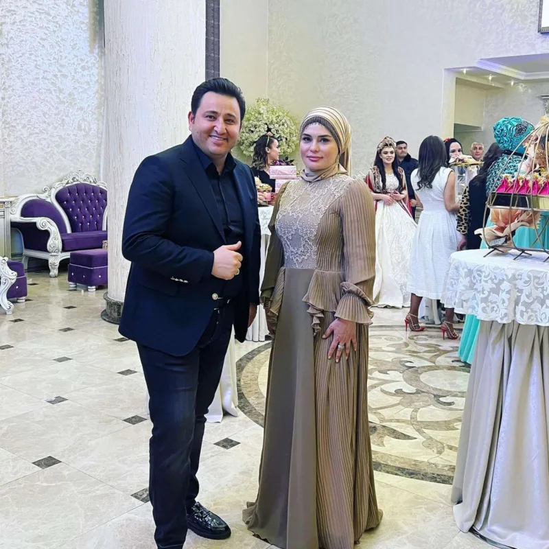 Alim Qasımovun nəvəsinin toyundan görüntülər