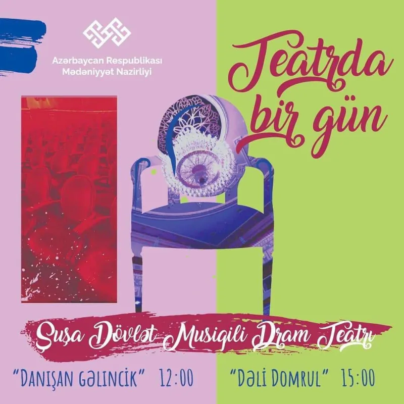 “Teatrda bir gün” adlı layihə baş tutacaq