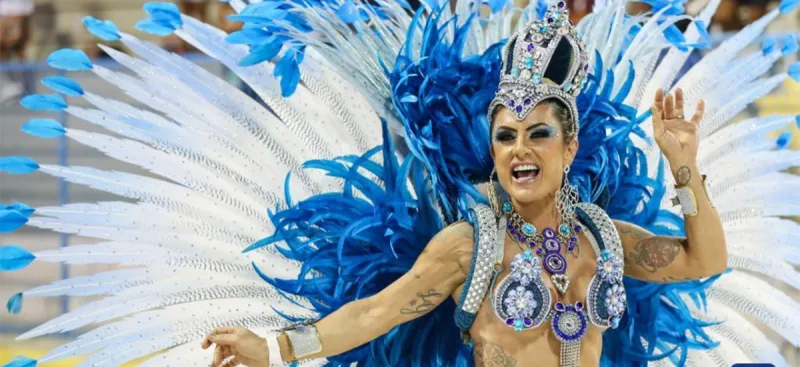 Rio karnavalı başladı - Rəngli fotolar