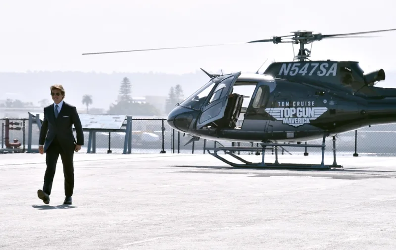 Filmin qalasına havadan giriş!