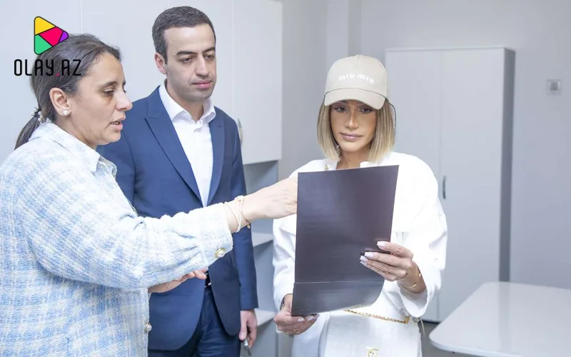 Röya autizmli uşaqlarla görüşdü