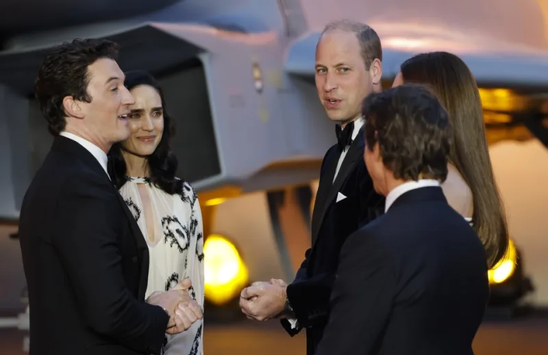 Uilyam və Keyti özəl qarşıladı