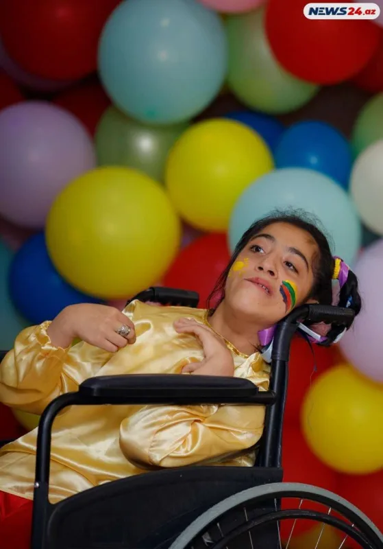 Ruhi Əliyeva sağlamlıq imkanları məhdud uşaqlarla görüşdü