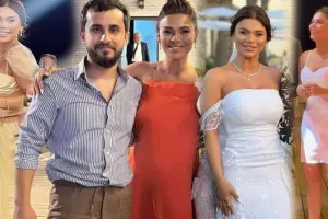 Kişilər bəy, xanımlar gəlin kimi... - Aysunun toyu