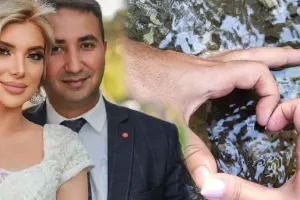 Həyat yoldaşının üzünü göstərmədi