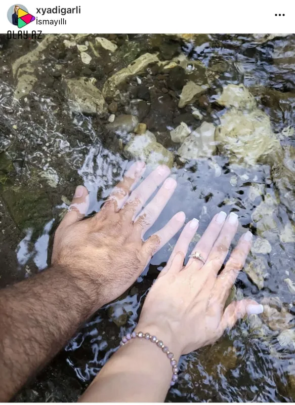 Həyat yoldaşının üzünü göstərmədi