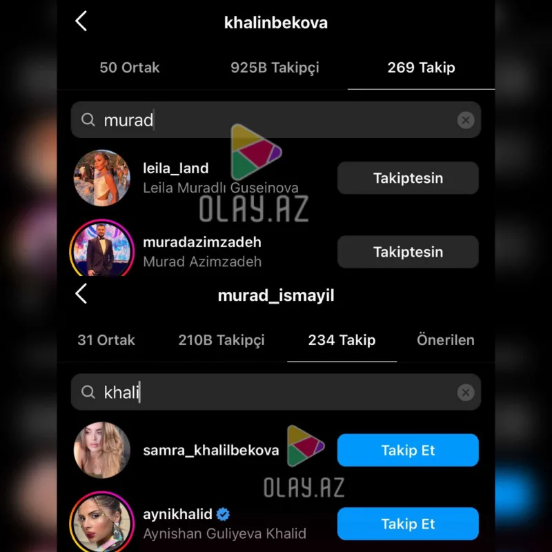 Bir-birini izləmədən çıxardılar