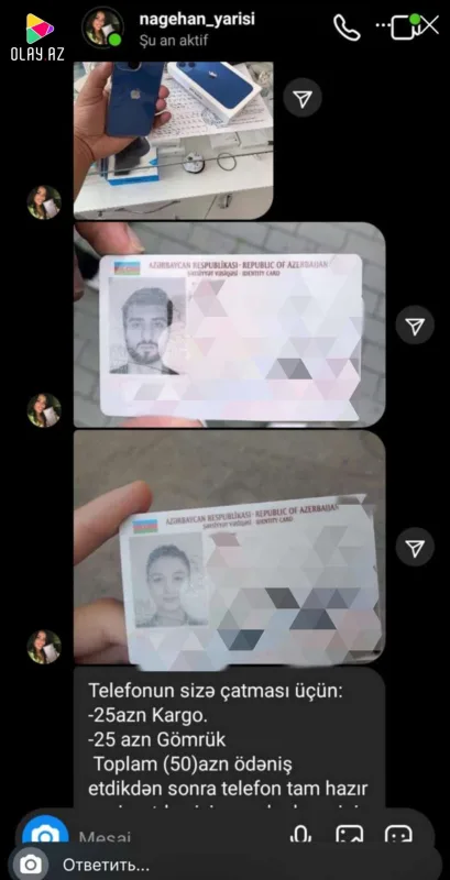 Nagehanın adıyla, Emrelinin vəsiqəsi ilə dələduzluq!