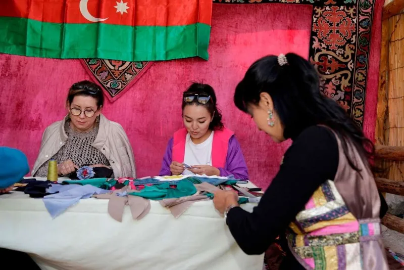 Gülnarə Xəlilova Qırğızıstanda “Eko Etno Kurak” festivalında