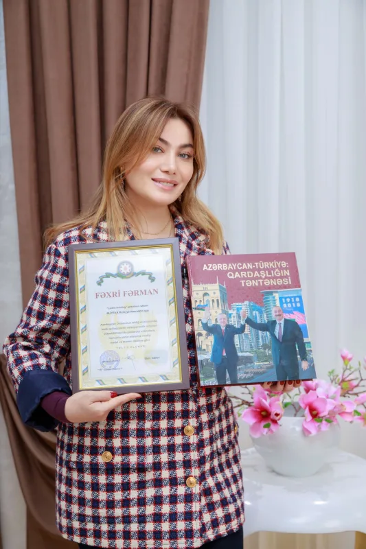 Ruhi Əliyeva fəxri fərmanla təltif olundu