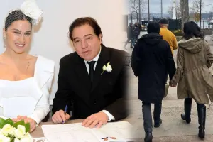 Boşanma məhkəməsindən əl-ələ çıxdılar